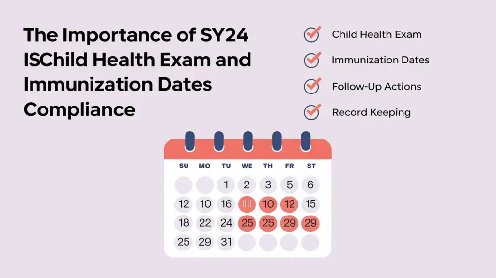 SY24 ISBE PPT Child Health Exam and Immunization Dates